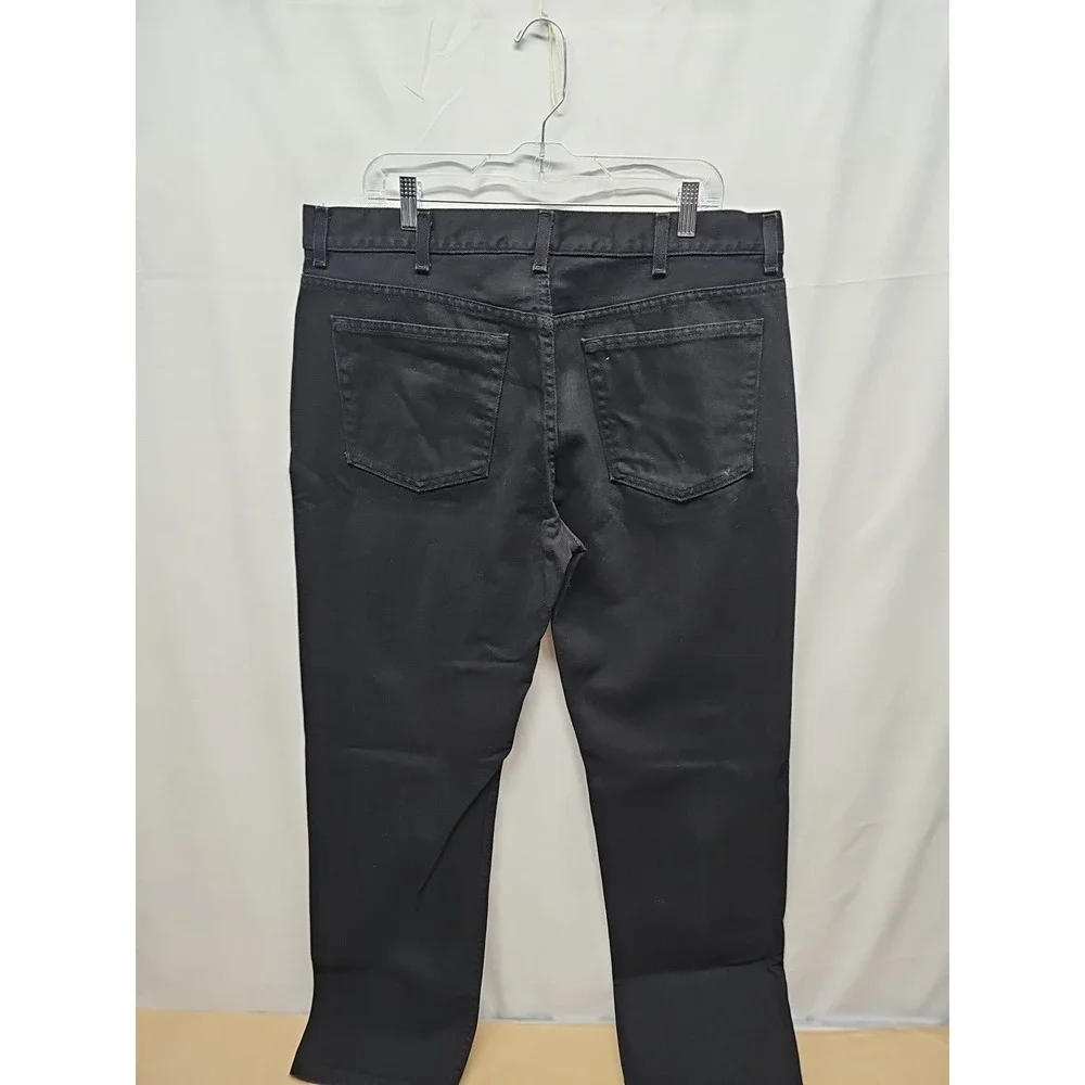George Men's Black Denim Jeans Pants Regular‎ Size 38/32